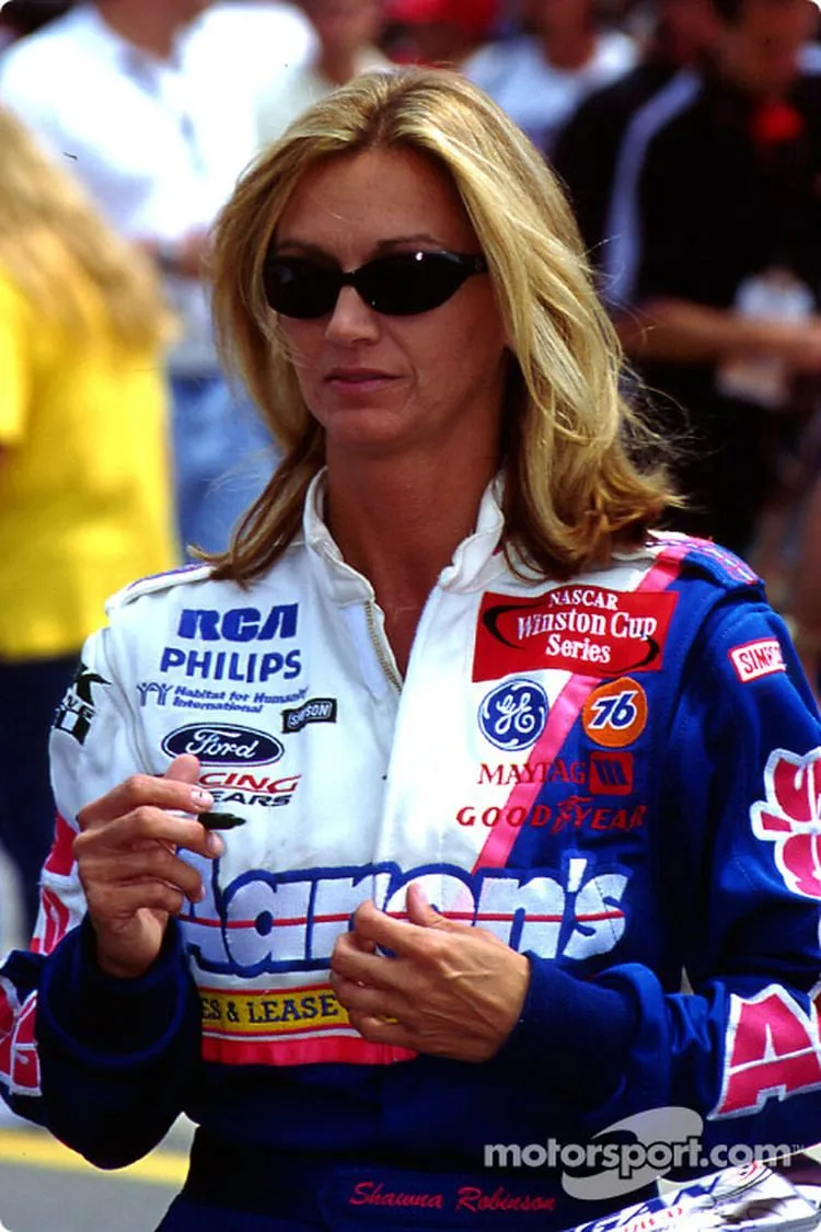 Shawna Robinson at a NASCAR event