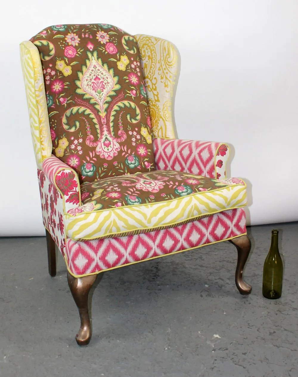 Happy Chair custom wingback armchair interior design