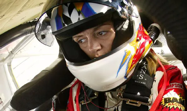 Shawna Robinson in her race car